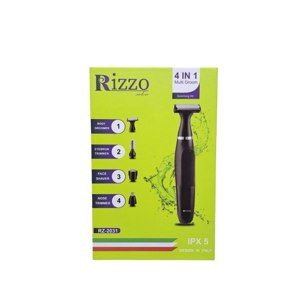 بادیگروم و ماشین اصلاح بدن و صورت ریزو مدل Rizzo – 2031